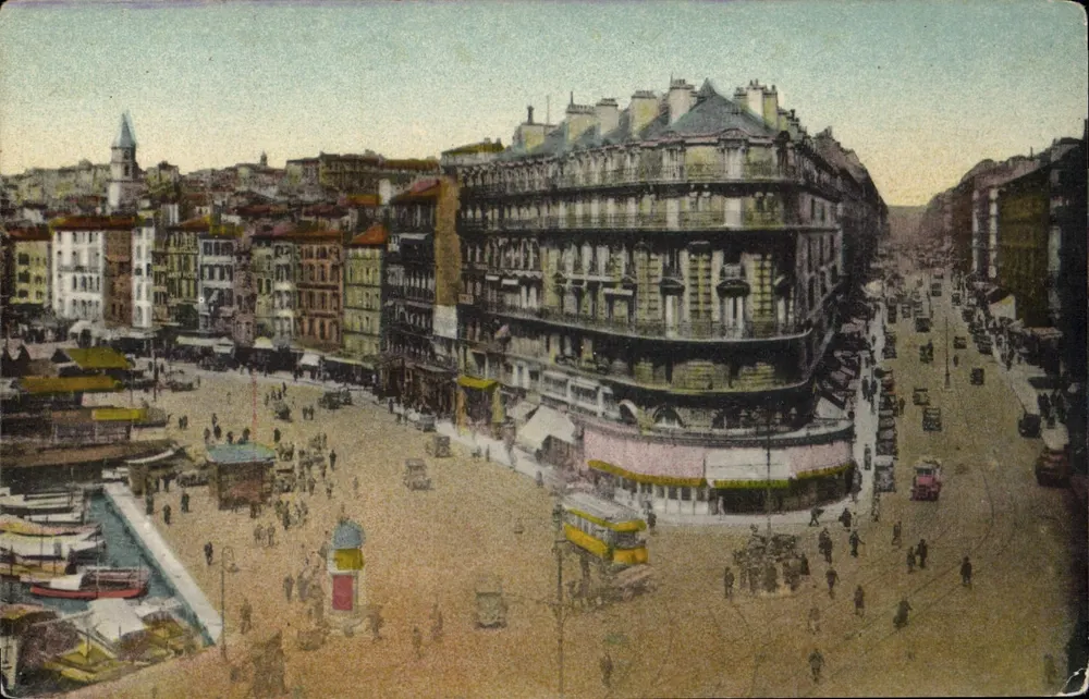 Marseille — A Rua da República — Canal do Grépene — Edição 'La Cigogne' - Frente
