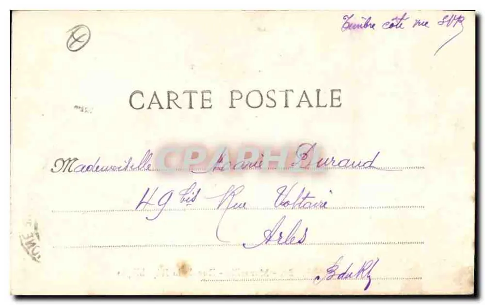 Marseille - Rue de la République — uitzicht op de Samaritaine — anoniem uitgever, n° 23 - Achterkant