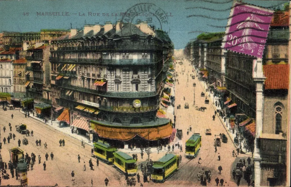 Marselha — A Rue de la République — Editor: C. Lalle — N° 48 - Frente
