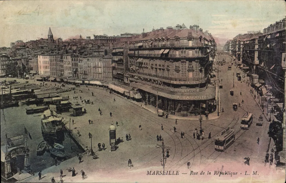 Marselha — Rue de la République — L. M. - Frente