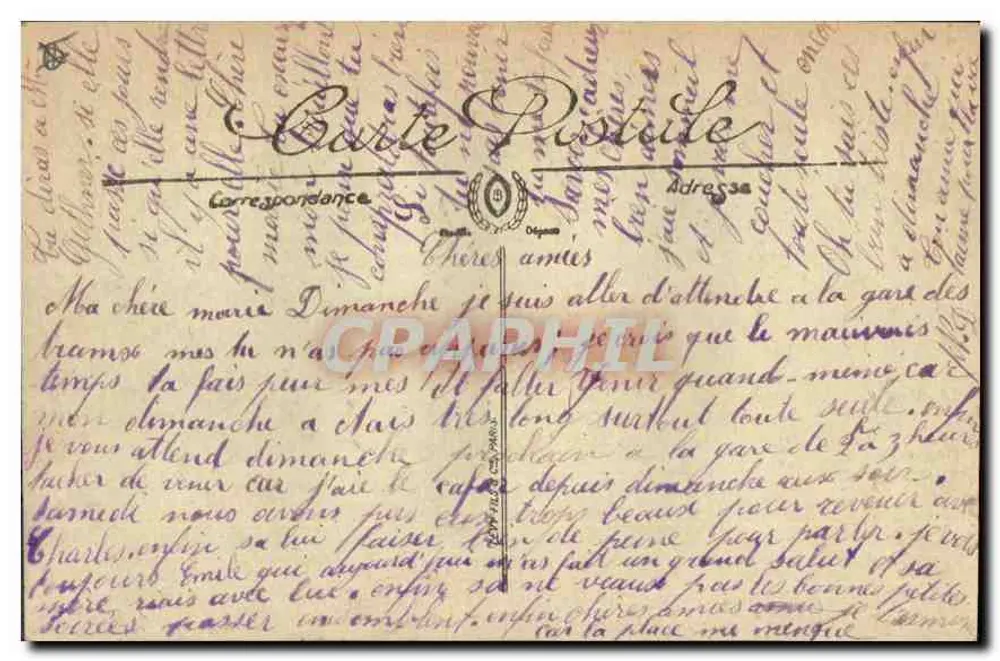 Marseille — A rua da República — editor LL, n°48 - Verso