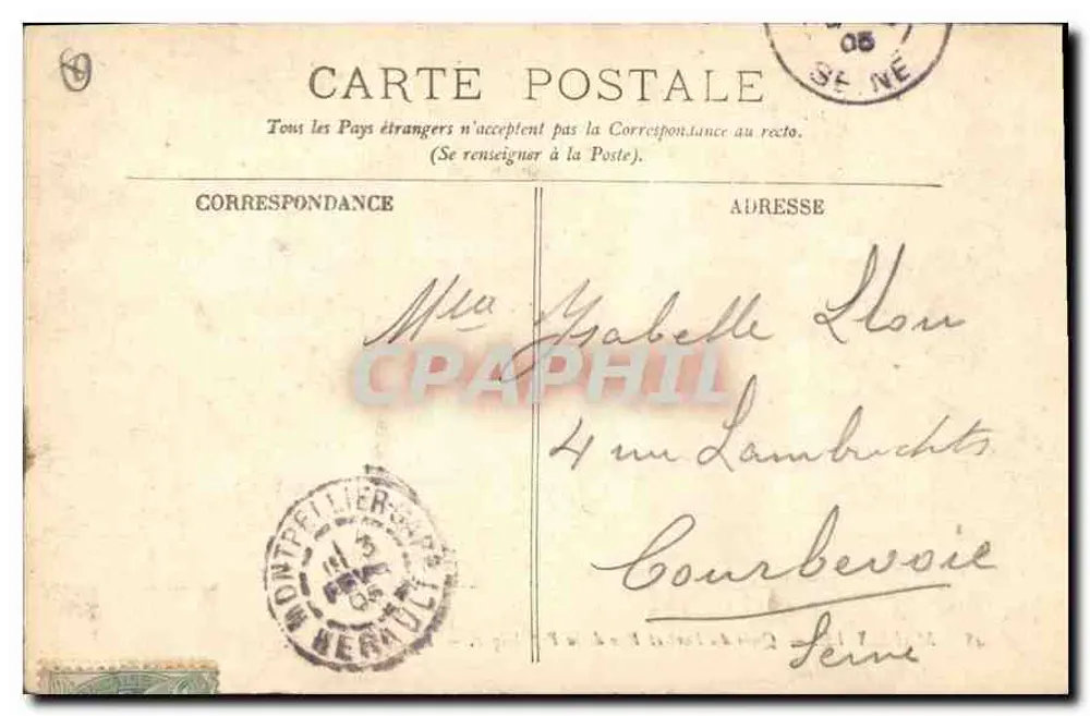 Marseille — Quai du Port und Rue de la République — LL. — n°48 - Rückseite