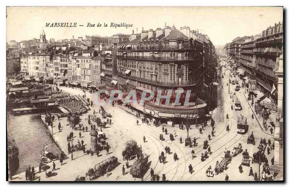 Marselha — Rue de la République - Frente