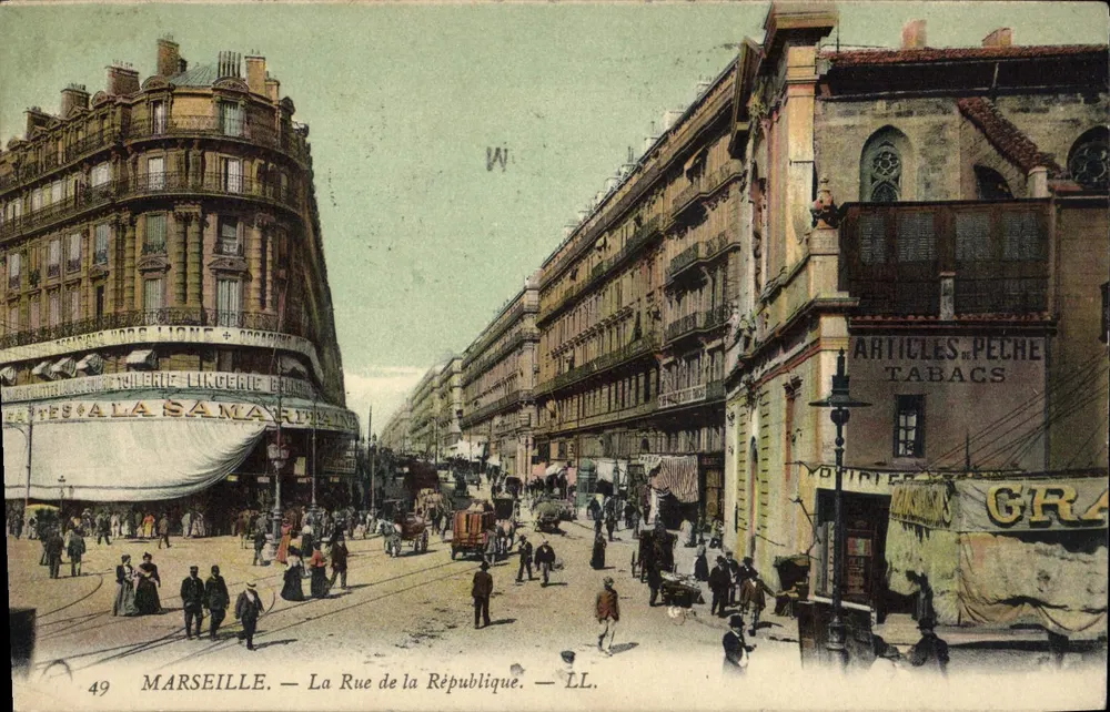 Marseille — A Rue de la République — LL. n°49 - Frente