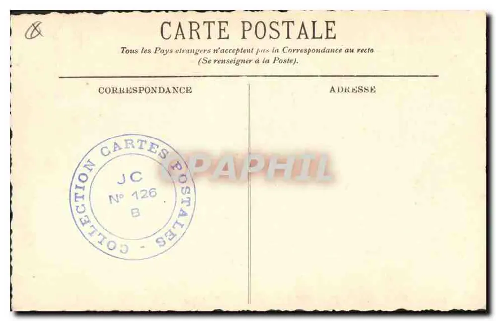 Marseille — Der Hafenkai und die Straße der Republik — LL. - Rückseite