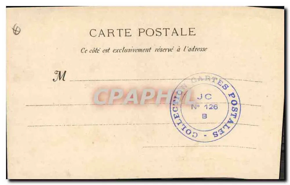 Marseille : Rue de la République — G. M. — 34 — uitgever G. M. — n° 34 - Achterkant