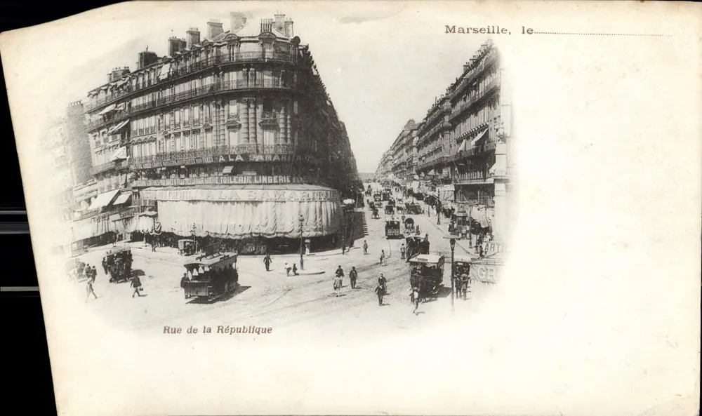 Marselha — Rue de la République — Editor desconhecido - Frente