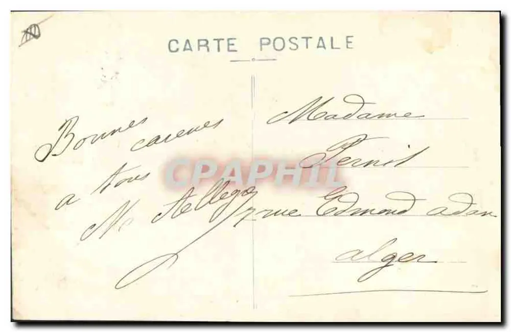 Marselha — Rue de la République — Editor EL, n°20 - Verso