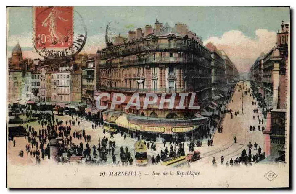 Marselha — Rue de la République — JFE, n°20 - Frente