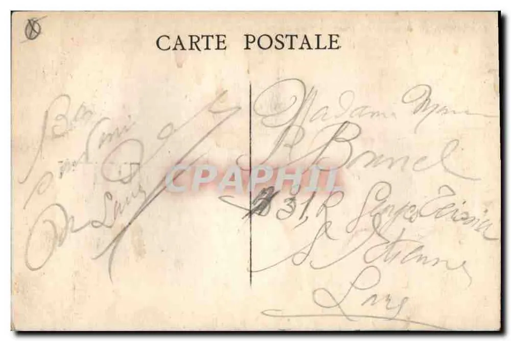 MARSEILLE — Quai du Port und Rue de la République — Verlag nicht sichtbar - Rückseite