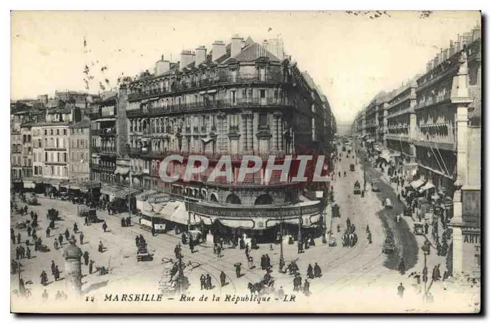 Marseille — Rue de la République — LR - Frente