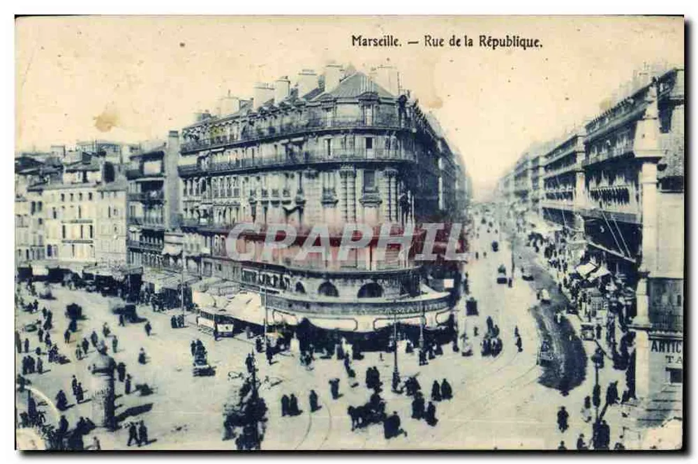 Marselha — Rue de la République — Editor Artic, número de série não visível - Frente