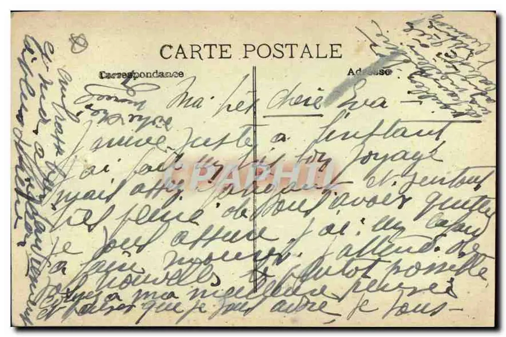 Marselha — Rue de la République — Editor Artic, número de série não visível - Verso