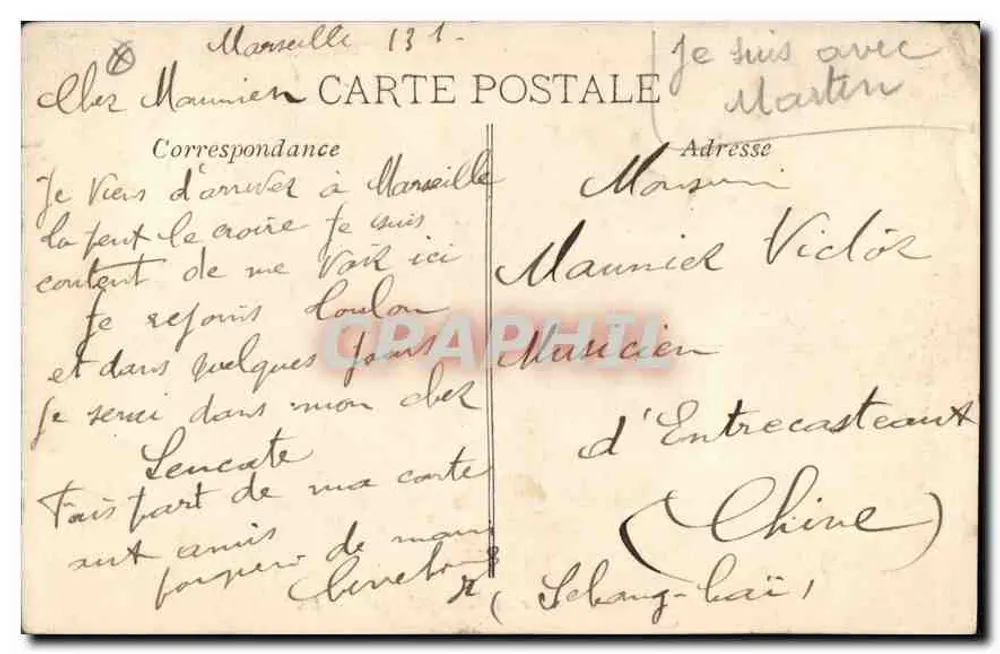 Marselha — Rue de la République — ÉL, n°138 - Verso