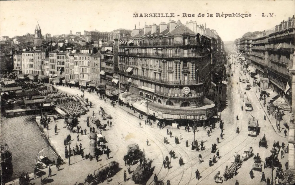 MARSEILLE - Rue de la République - L.V. - Frente