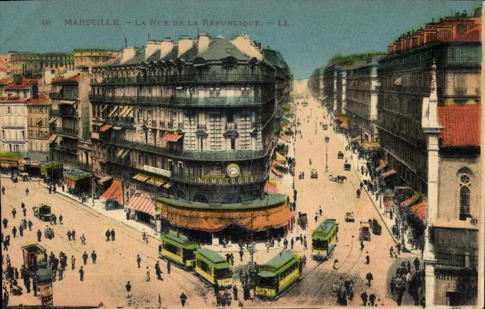 Marseille — A Rue de la République — LL - Frente