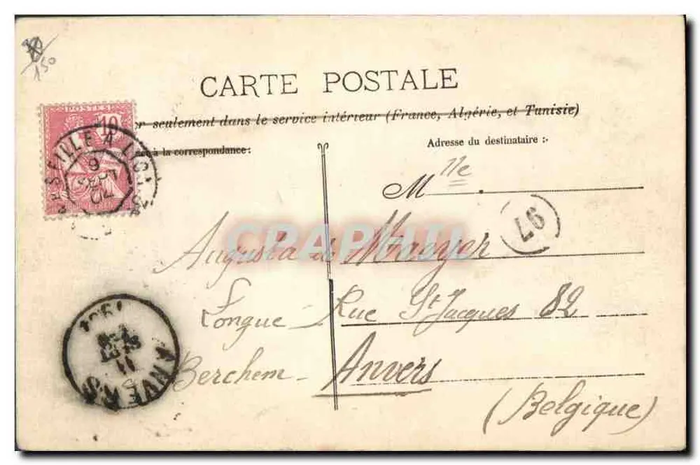 Marseille — A Rue de la République — Guende fot. - Verso