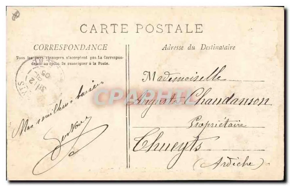 Marseille — Rue de la République — Phototyp E. Lacour - Verso