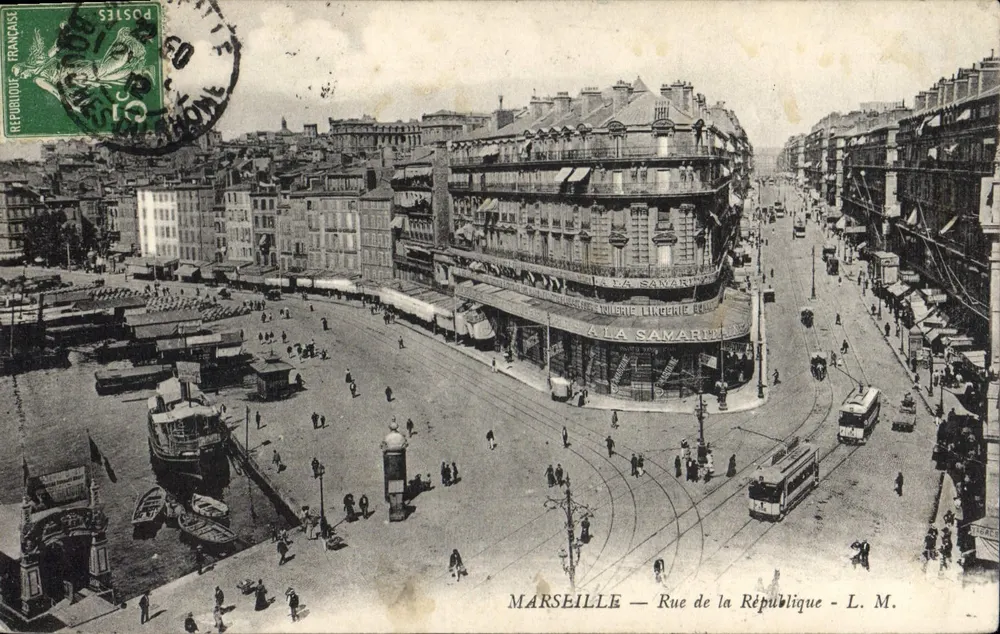 Marseille — Rue de la République — L. M. - Frente