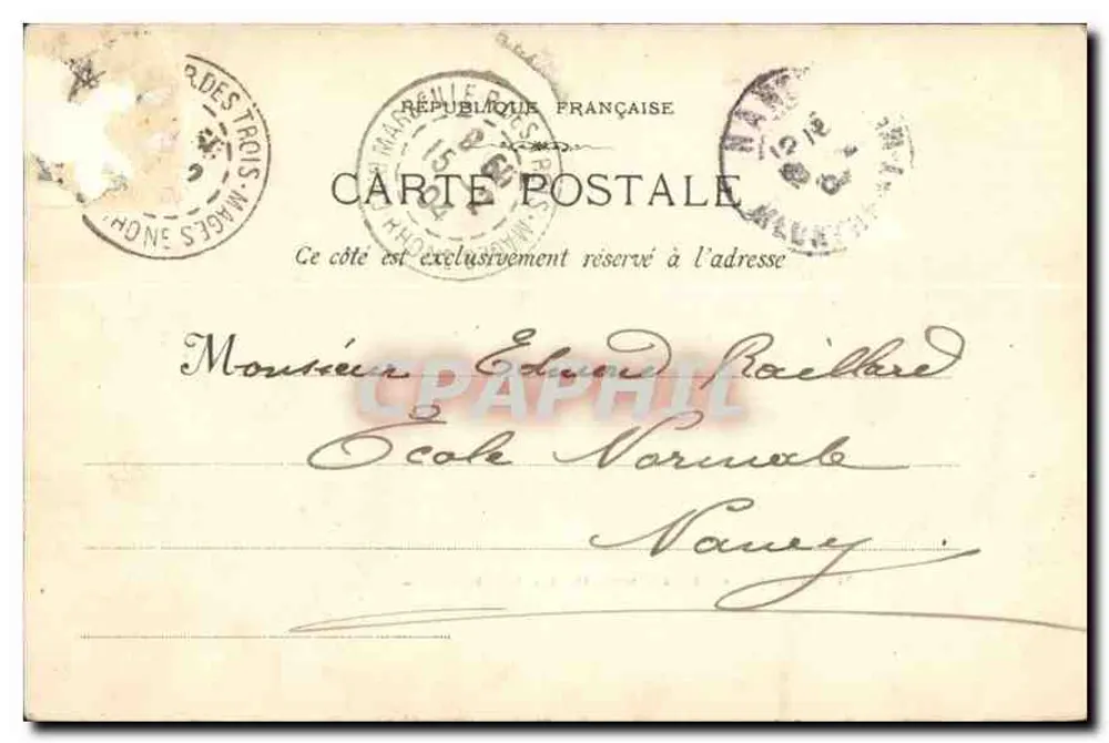 Marseille — 28, A Rua da República — N.G. Editor - Verso