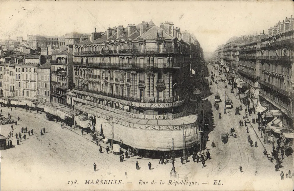 Marseille — Rue de la République — EL. — N° 138 - Frente