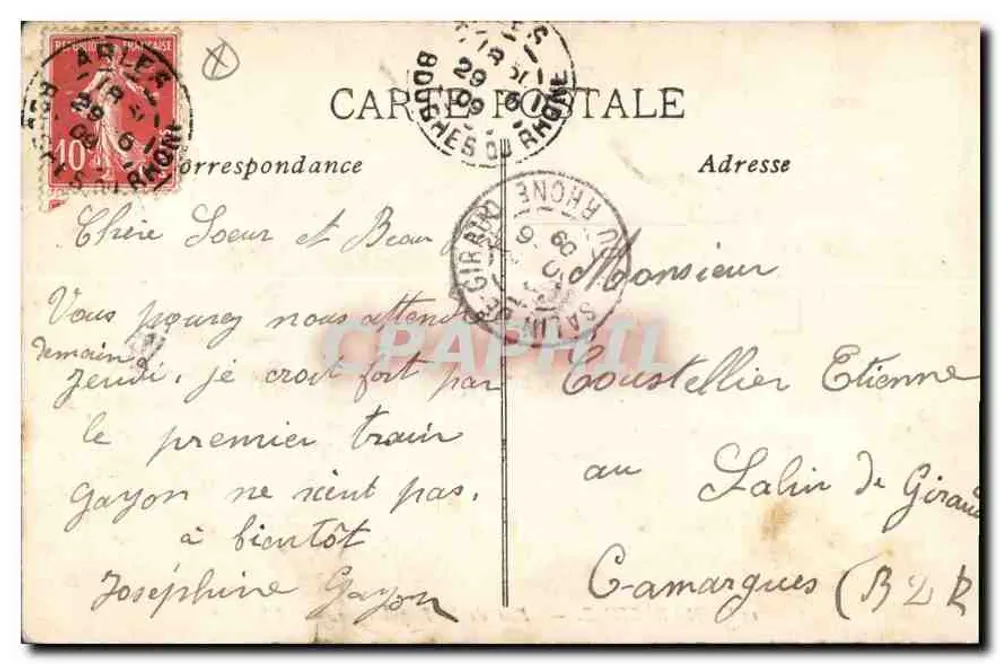 Marseille — Rue de la République — EL. — N° 138 - Verso