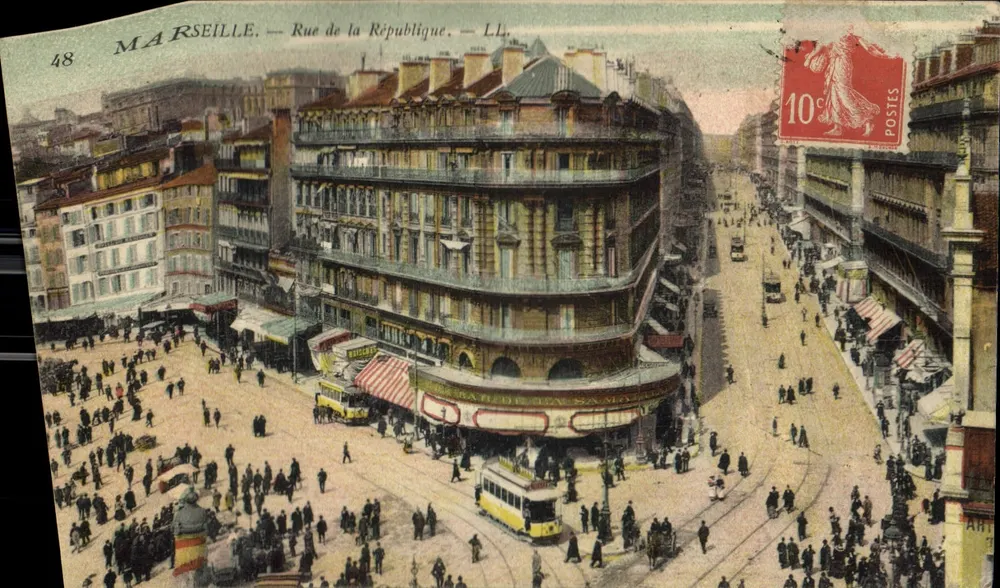 Marselha — Rue de la République — LL. - Frente