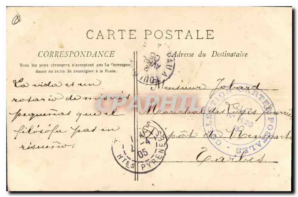 Marselha - A Rue de la République — Edição da Samaritaine, n°36 - Verso