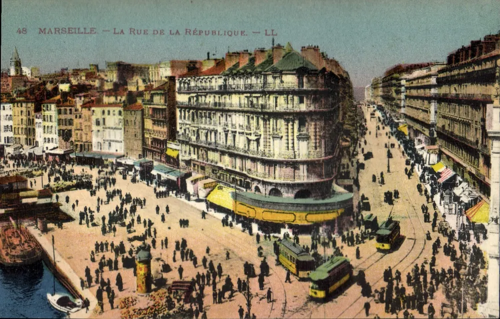Marseille — A Rue de la République — LL - Frente