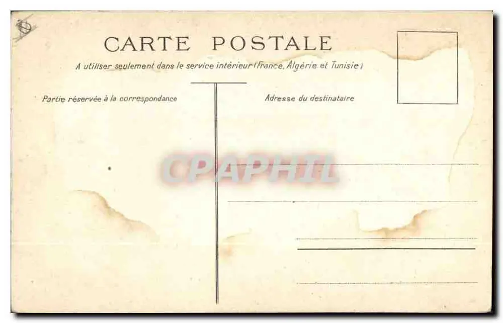 Marseille — A Rue de la République — Edição C. Marlière - Verso
