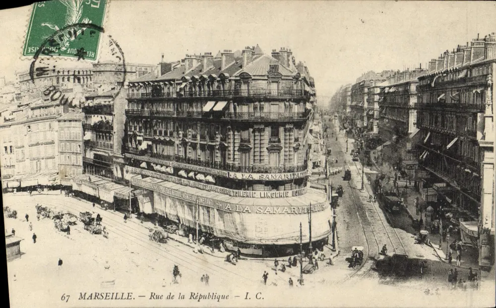 Marselha — Rue de la République — I.C. - Frente