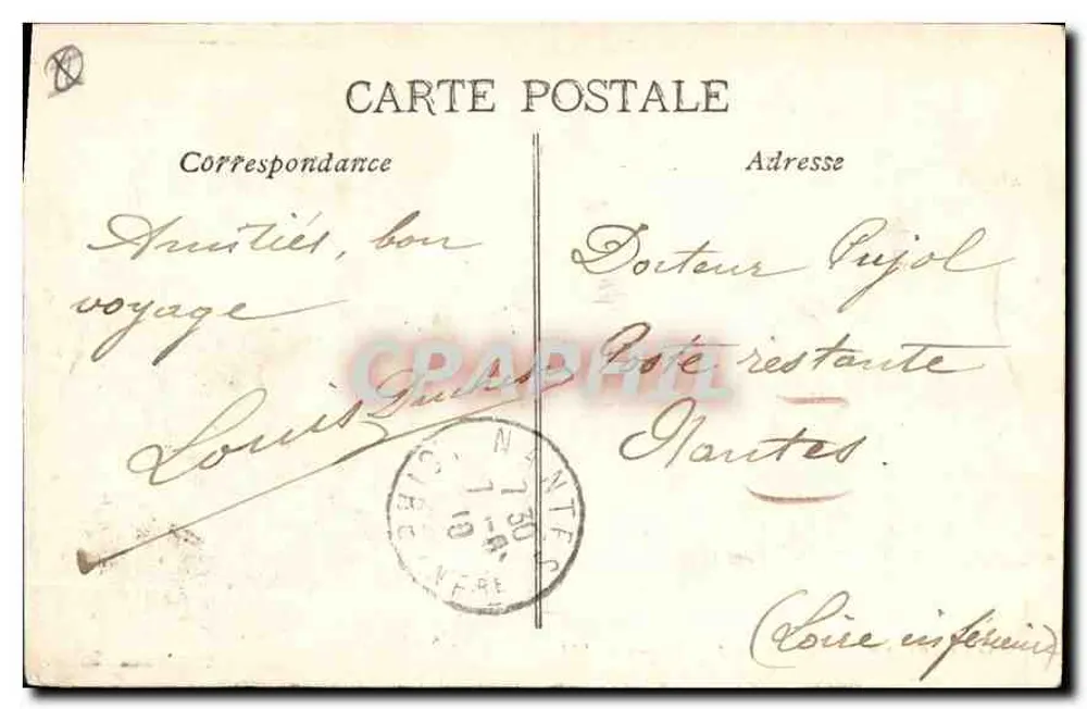 Marselha — Rue de la République — LM - Verso