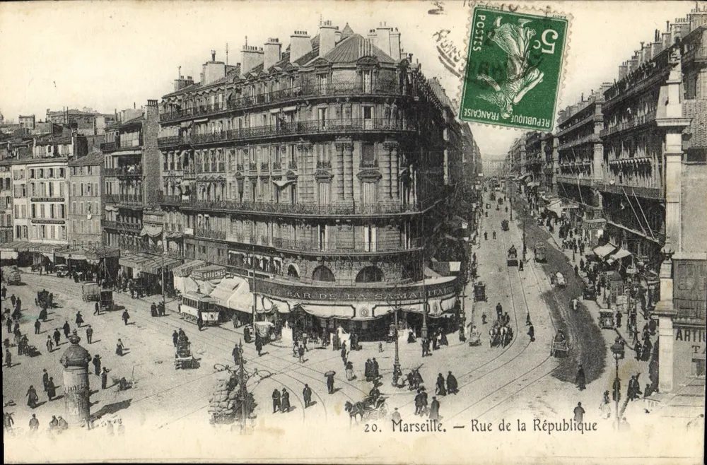 Marseille — Rue de la République — Artista T. (editor) - Frente