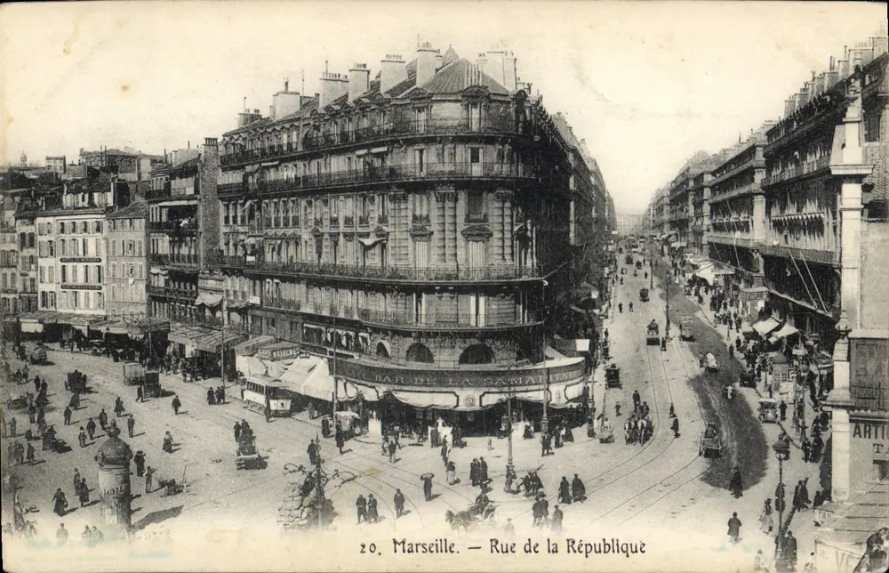 Marseille — Rue de la République — Uitgever Arti - Voorkant