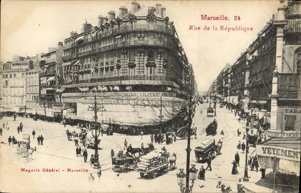 Marselha. 24 - Rue de la République — Magasin Général - Marselha - Frente