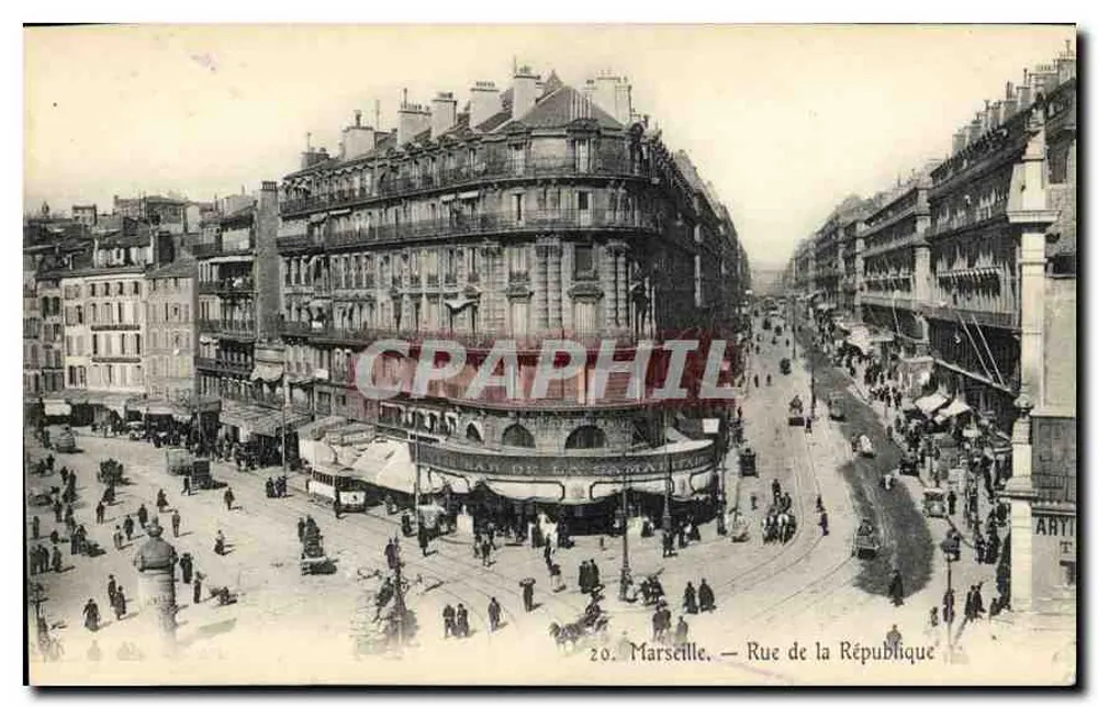 Marseille — Rue de la République — Editora Arti T - Frente