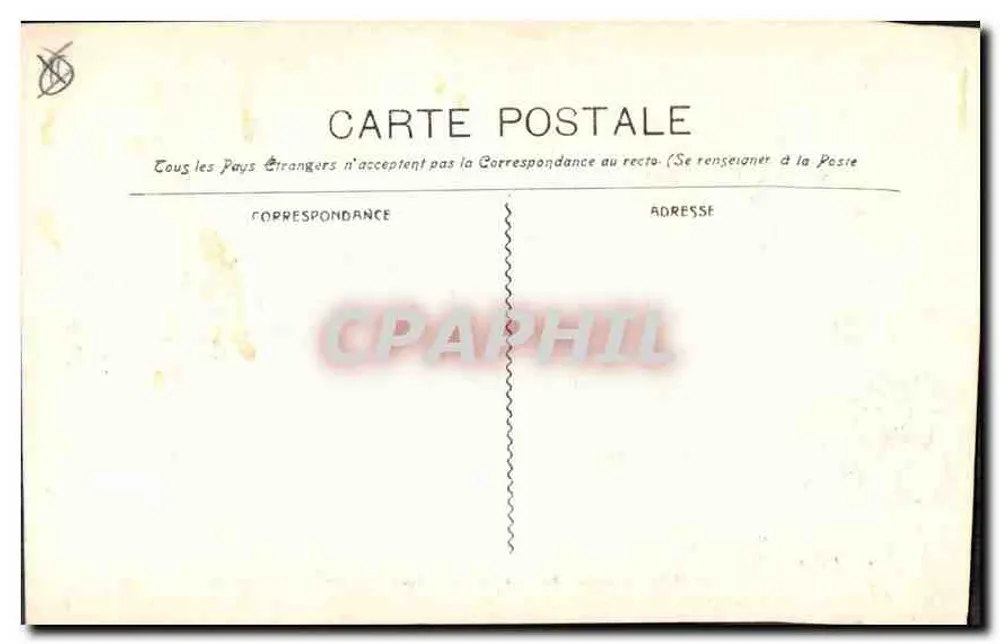 Marselha - Rue de la République — vista da rua com trem — editor Quenende Phot, n.º 70 - Verso
