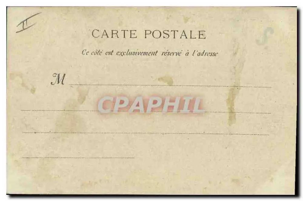 Marselha : Rue de la République — vista da Samaritaine — G. M. - 43 - Verso