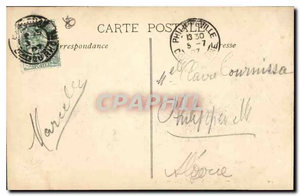 Marseille — Rue de la République — Editor EL, n°20 - Verso