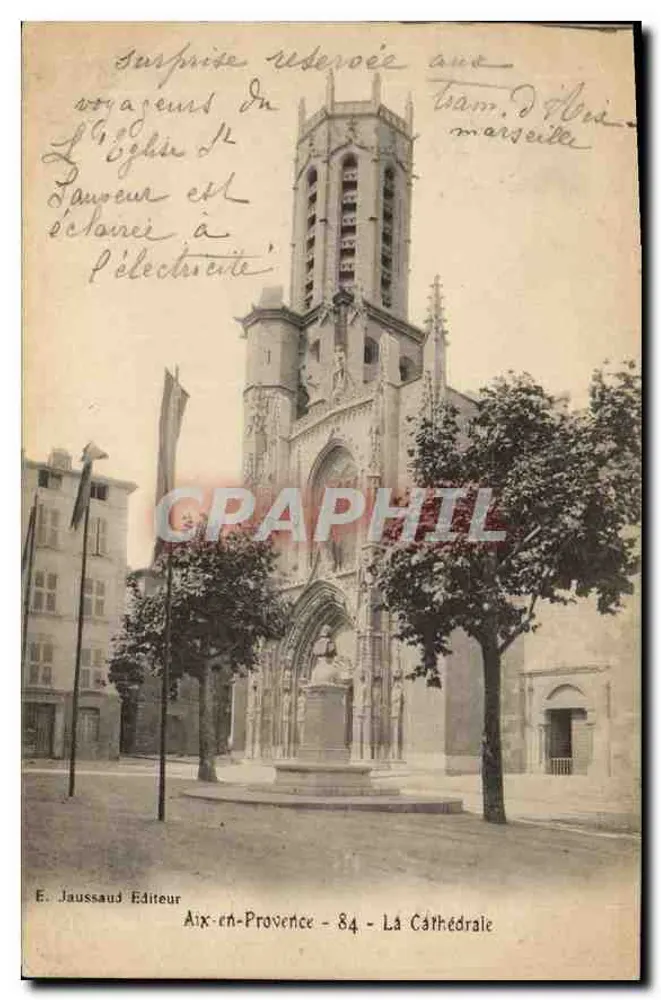 Aix-en-Provence - 84 - A Catedral — E. Jaussaud Editor - Frente