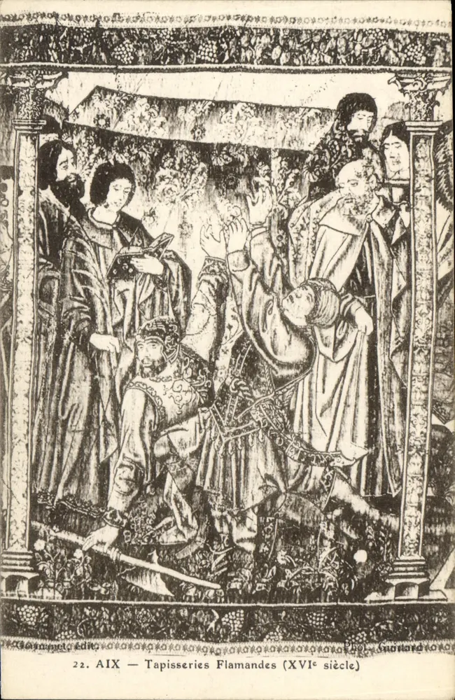 Aix — Tapeçarias Flamengas (século XVI) — Ed. Guignard - Frente