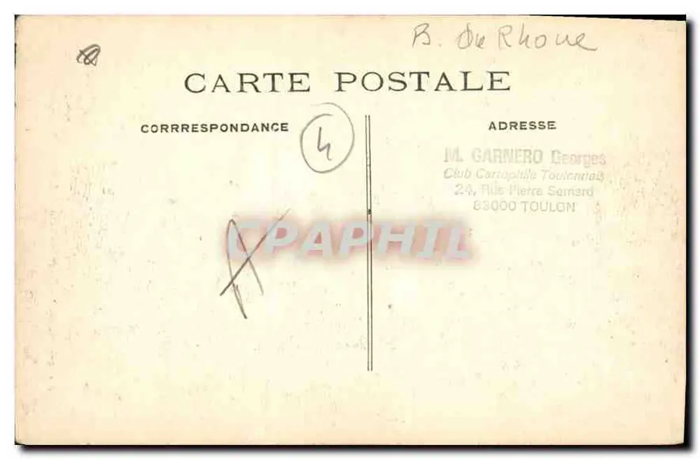 Aix-en-Provence — Geschnitzte Pforte der Kathedrale Saint-Sauveur — Collection Unic - Rückseite