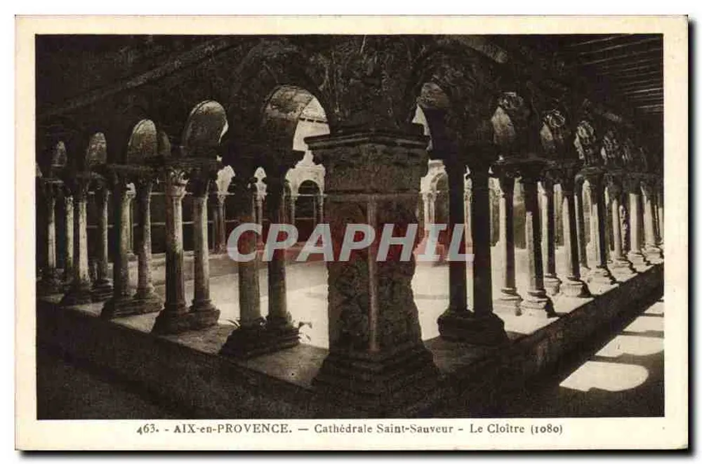 AIX-en-PROVENCE — Kathedrale Saint-Sauveur — Der Cloister (19080) - Vorderseite