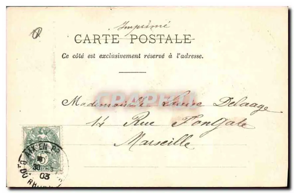 Aix-en-Provence — Kathedrale Saint-Sauveur (13. Jahrhundert) — C. Martinet, Verlag - Rückseite
