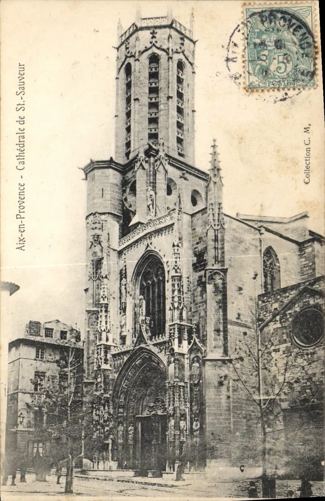 Kathedrale Saint-Sauveur — Aix-en-Provence — Sammlung C. M. - Vorderseite
