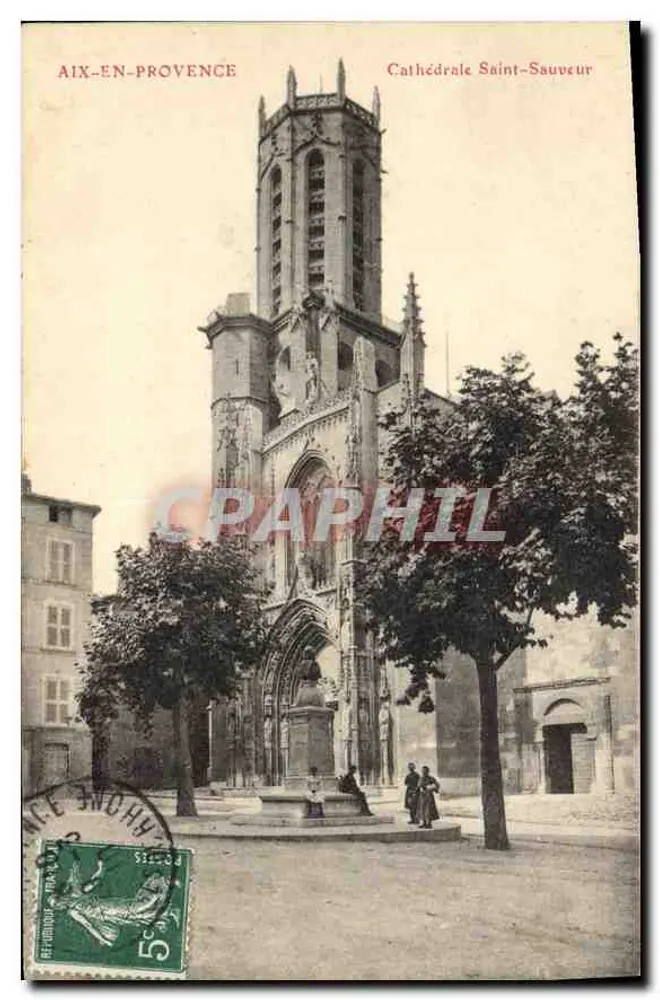 Aix-en-Provence — Kathedrale Saint-Sauveur — unbekannter Verleger - Vorderseite