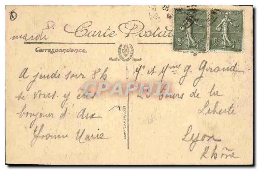 Maux-en-Provence — Kathedrale Saint-Sauveur — unbekannter Verlag - Rückseite