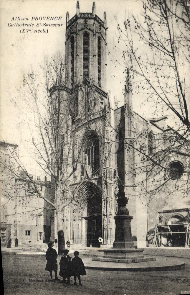 Aix-en-Provence — Kathedrale Saint-Sauveur (15. Jahrhundert) — G. Martinel - Vorderseite