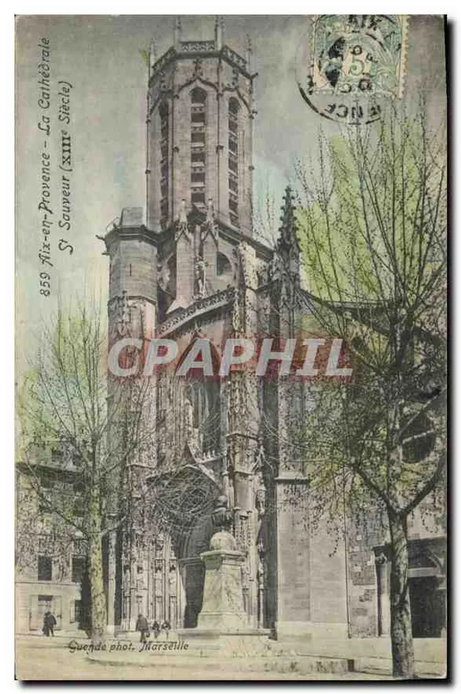 Saint-Sauveur-en-Provence — Die Kathedrale des 13. Jahrhunderts — Guénaud phot. Marseille - Vorderseite
