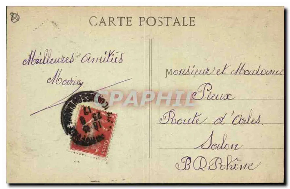 Aix-en-Provence — Kathedrale Saint-Sauveur — unbekannter Verlag - Rückseite